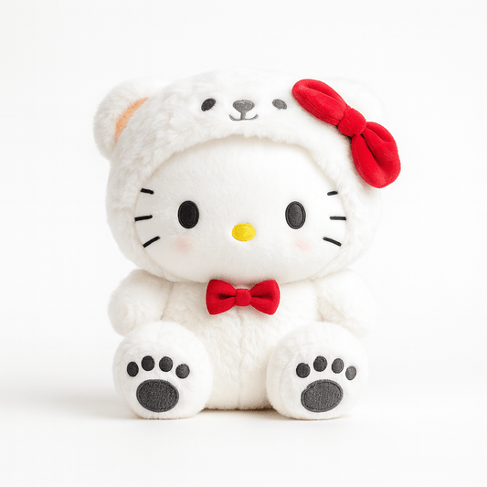 HELLO KITTY - Peluche Ours Polaire (non - officiel) - My Keroppi Shop